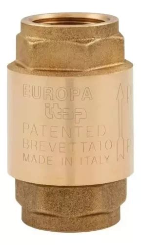 Valvula Check Pulgadas Europa Italiana Cobre Itap Mercadolibre