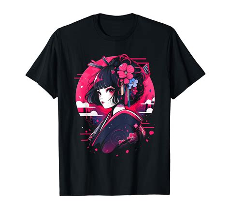 Kawaii Anime Girl Art Japanese Manga Enthusiasts T Shirt Walmart