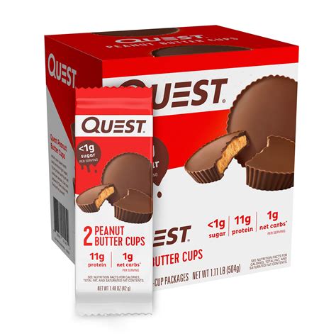 Quest Nutrition High Protein Low Carb Peanut Butter Cups 12 Pack