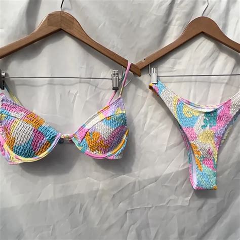 Sexy Driehoek Bikini Set String Bikini Patchwork Badmode Push Up Badpak