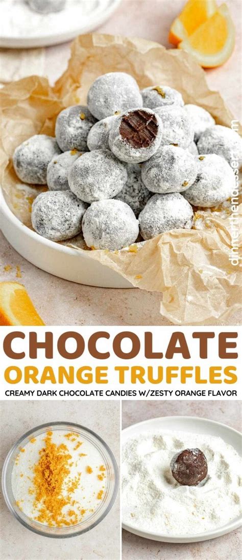 Chocolate Orange Truffles Recipe - Dinner, then Dessert