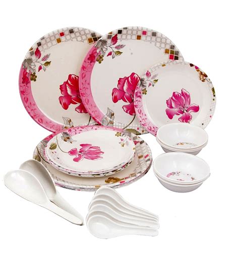 Buy 24 Pcs Melamine Dinner Set Online ₹600 From Shopclues