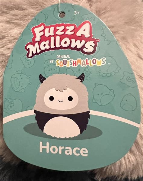 Squishmallow Fuzzamallow Horace The Yeti Plush Nwt New Release Htf