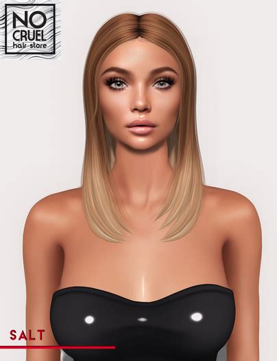 Second Life Marketplace Demo Nocruel Salt Mesh Hair Fitted Full Perm