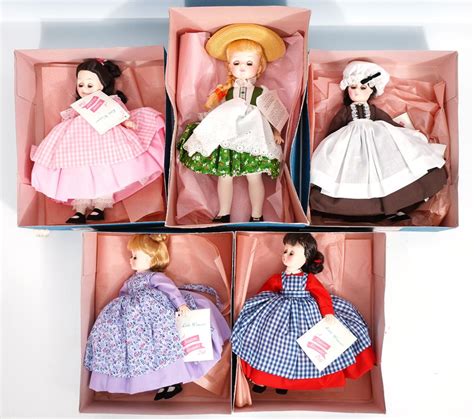 Lot Five Madame Alexander Dolls