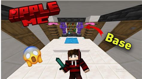 My Secret Base In Apple Mc Lifesteal Server Waveplayzz Apple Mc