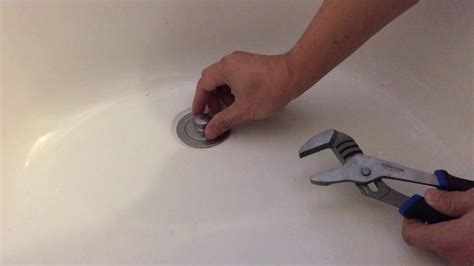 How To Take Off Bathtub Drain Stopper Plug Hair Stopper In One Minute