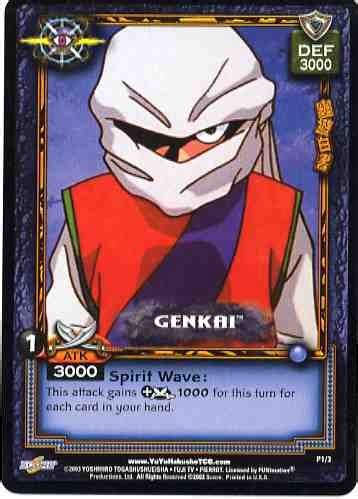 Paizo Yu Yu Hakusho TCG Ghost Files Genkai Promo Card