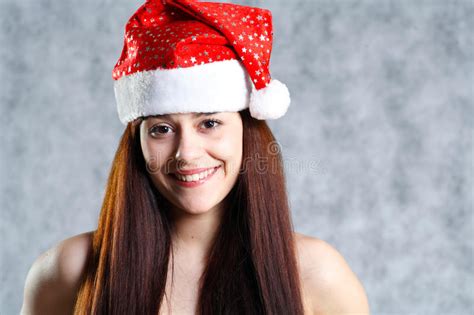 Headshot Sexy De Visage De Santa Photo Stock Image Du Gens Chapeau