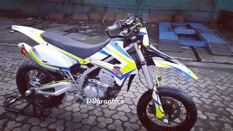 Klx 250 Modifikasi Supermoto Youtube