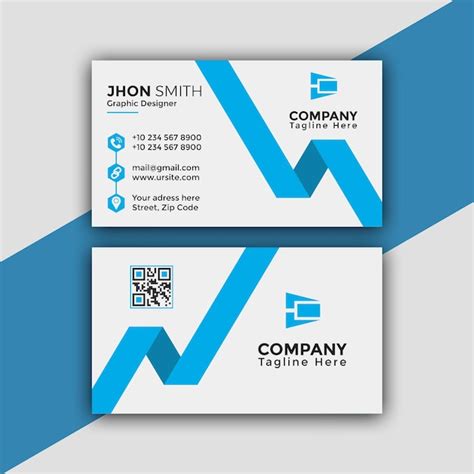 Premium Vector Corporate Business Card Template