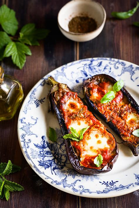 Aubergines Farcies Tomate Mozzarella Fa On Parmigiana Recette