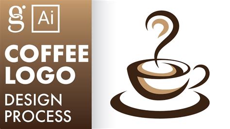 Coffee Shop LOGO Brand Identity | Adobe Illustrator (2021) Art Tutorial ...