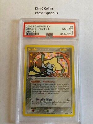 Pokemon Ex Deoxys Jirachi Reverse Holo Psa Nm Mint Ebay