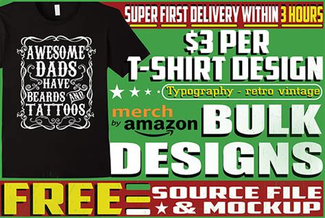 Create High Quality T Shirt Designs For Merch Printful And Teespring