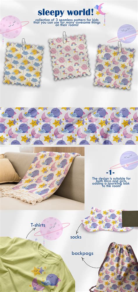 seamless pattern for kids on Behance