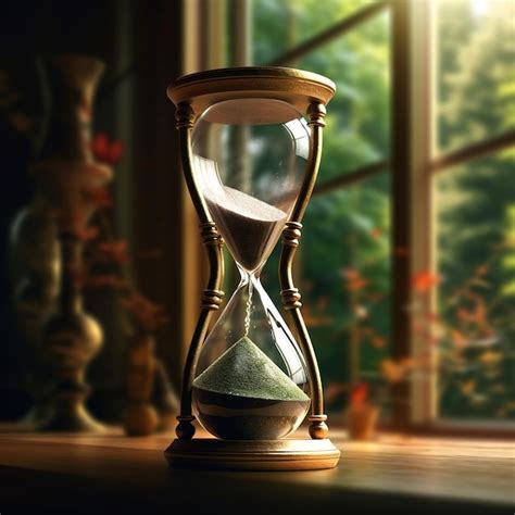 Premium AI Image | hourglass with sand