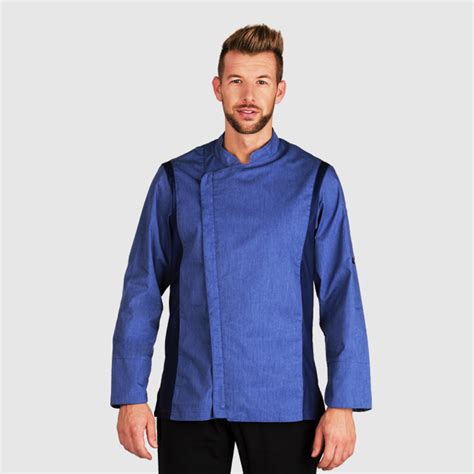 Chaqueta De Cocina Lacla Manga Larga Unisex Azul Marino Publired