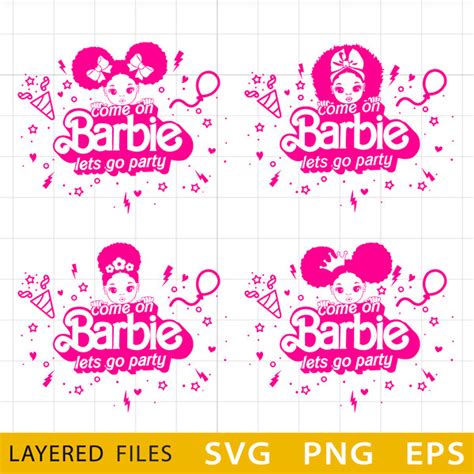 Barbie Logo Svg Barbie Logo Vector Barbie Birthday Barbie Print Svg