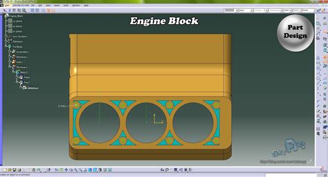 카티아 Catia 자동차 엔진 모델링1 엔진 블럭 Engine Block 네이버 블로그