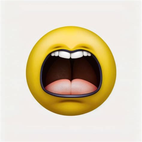 Mouth Open 3d Emoji Images Free Download On Freepik