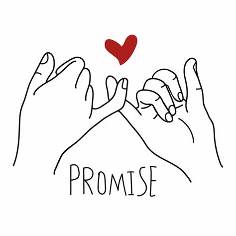 Promise Hand Vector Art Stock Images Depositphotos