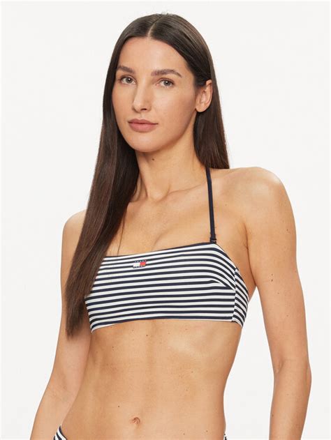 Tommy Hilfiger Bikini Oberteil UW0UW05091 Dunkelblau Modivo De