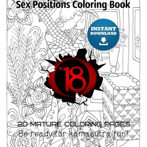 Adult Sex Coloring Book Printable Etsy México