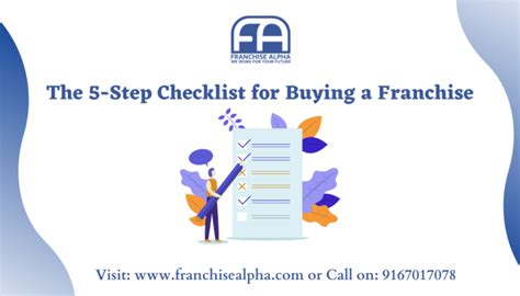 The 5 Step Checklist For Buying A Franchise