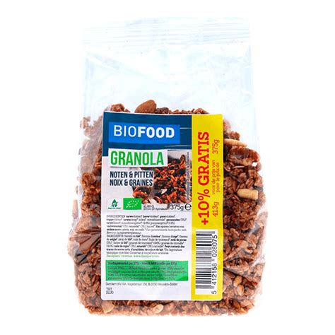 Damhert Biofood Granola Noten En Pitten Bio Per Zak 375 G