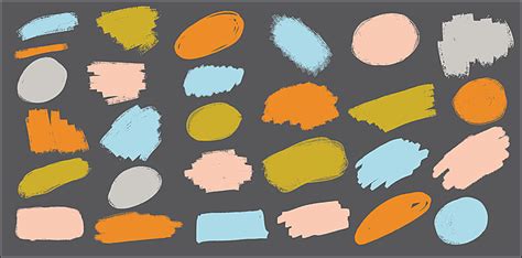 Social Lower Third Vector Art Png Colorful Ink Grunge Paint Brush