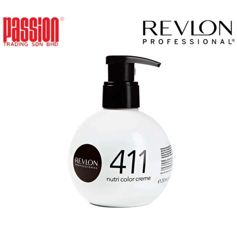 Revlon Professional Nutri Colour Creme 411 Brown 250 Ml Shopee Malaysia