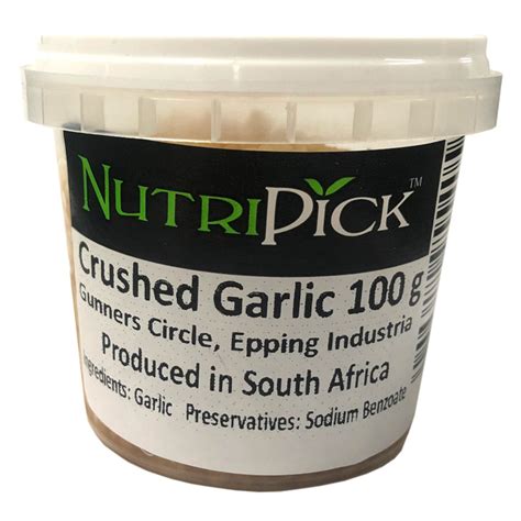 buy crushed garlic  tub