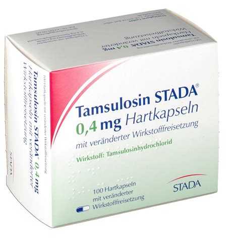 Tamsulosin Stada 04 Mg Retardkapseln Shop