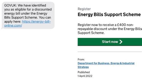 Warning Over Scam Energy Bill Support Messages