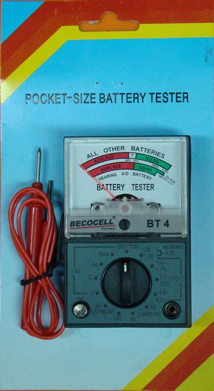 Analog Battery Tester BT4 - China analog battery tester and battery tester