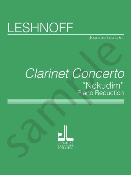 Clarinet Concerto - Orchestra - Sheet Music | Sheet Music Plus