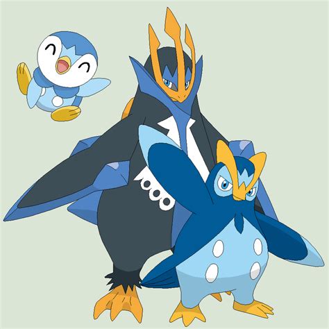 Pokemon Base 34piplup Evolution By Xbox Ds Gameboy On Deviantart