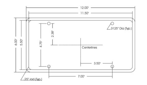 U S License Plate Sizes And Dimensions Guide Lookupaplate