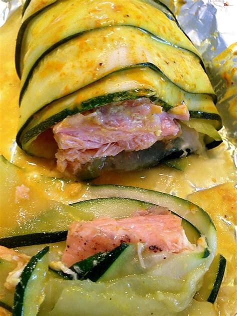 Recette De Ballotins De Courgettes Et Saumon En Papillote Thermomix