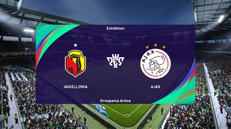 Jagiellonia Vs Ajax 22 08 2024 UEFA Europa League PES 2021 YouTube