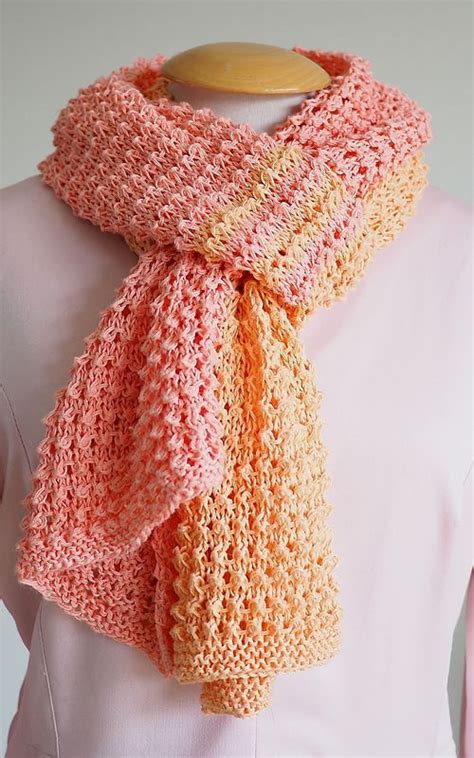 Free Knitting Pattern For Easy One Row Repeat Wainscot Scarf Every Row