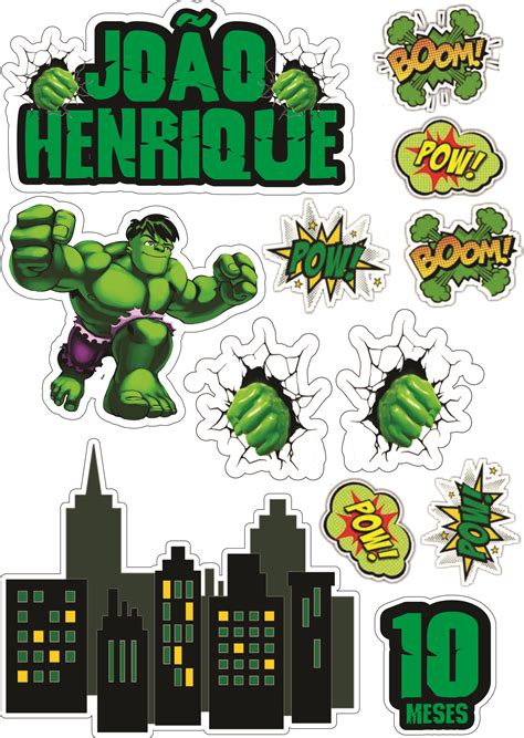 The Incredible Hulk Stickers Are On Display