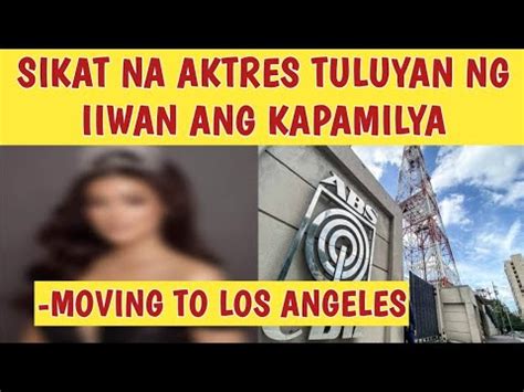 Sikat Na Aktres Tuluyan Ng Iiwan Ang Kapamilya Youtube