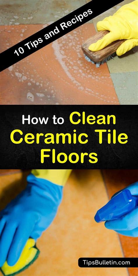 How To Clean Ceramic Tile Floors 10 Tips And Recipes Cleaning