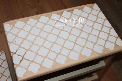 Doodlecraft: Custom DIY Stenciling & Staining furniture!