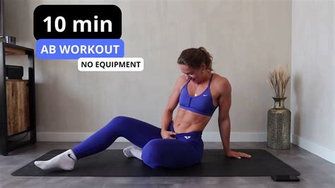 10 Min Ab Workout No Equipment Youtube