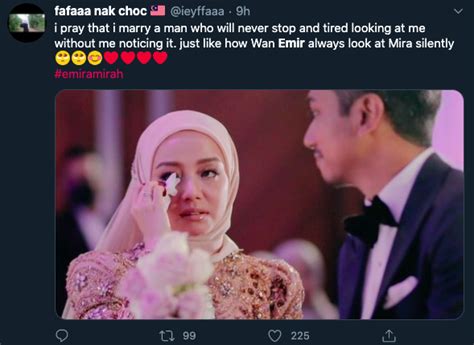 Penuh Cinta Pandangan Wan Emir Kepada Mira Filzah Buat Netizen