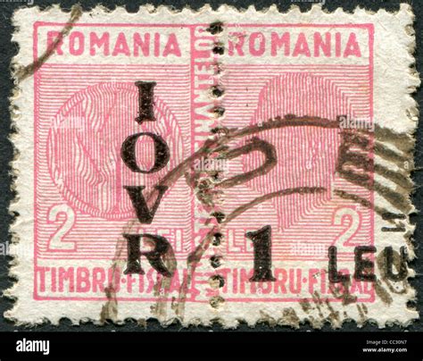 Romania Circa A Stamp Printed In The Romania Postage Due