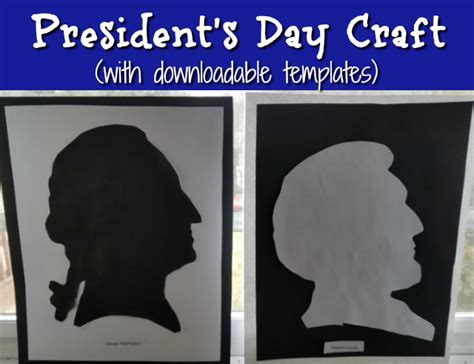 Presidents Day Craft With Downloadable Template Character